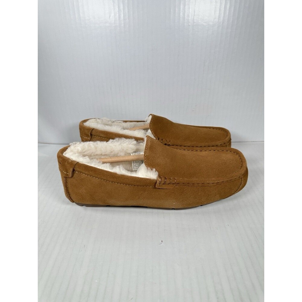 Size 10 Koolaburra by UGG Men Tipton Slip On Loafer Slippers Chestnut Suede NEW